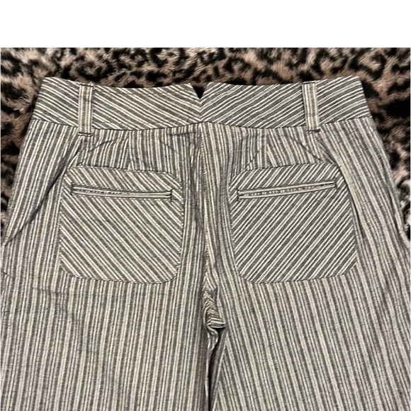 NWT Free People Pinstriped Flare Trousers size 4 - Picture 4 of 16